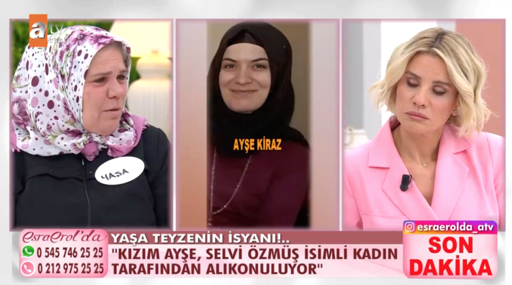 esra erol da ayse kiraz kimdir ayse kiraz olayi nedir yasa hanim kimdir